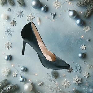 3” Black Leather Heels - Like NEW
Mexican designer.